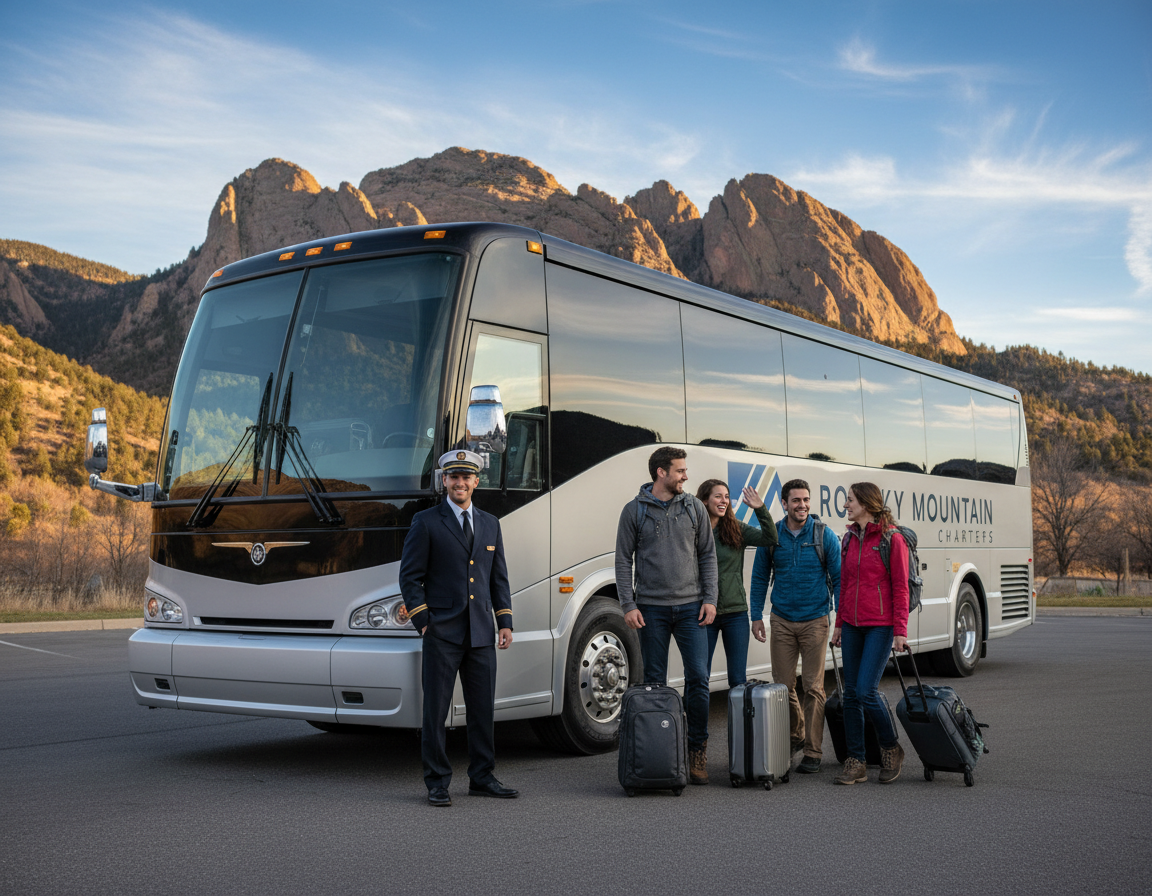 Highlands Ranch party bus and bus charter