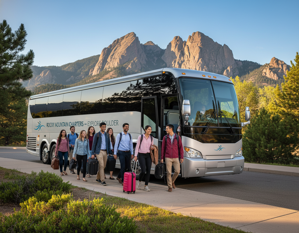 Estes Park party bus and bus charter
